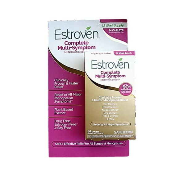 Estroven Complete MultiSymptom Menopause Relief, 84 Caplets Proven