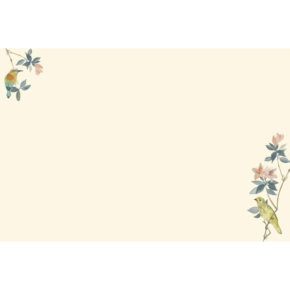 Bird Garden Correspondence Cards (25 Cards, 26 Self-Sealing Envelopes), (Hardcover)