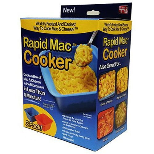 Rapid Ramen Mac Cheese Cooker, The product is a Rapid Mac Cheese Cooker By Rapid Brands Inc