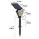 thumbnail image 2 of Injueey Light Garden Solar Pathway Lámpara de noche ajustable plegable Patio inalámbrico Parque Iluminación Caminar Paisaje Desmontable Iluminación y accesorios RGB 3000K 6000K Injueey HA072729-03, 2 of 6