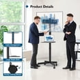 thumbnail image 4 of TV Cart BONTEC Mobile para televisores LED LCD planos curvos de 23 a 60 pulgadas, 4 of 7