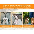 thumbnail image 2 of 2 Pcs Dog Seat Belt for Car, Upgrade 3-in-1 Dog Car Seat Belt with Adjustable Metal Buckle, Dog Car Harness, Dog Seatbelt for Car with Elastic Bungee for Small Medium Large Dogs Pet, 2 of 6