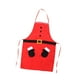 thumbnail image 1 of Delantal navideño con babero, delantal decorativo, lindo delantal de cocina novedoso para adultos Papá Noel, 1 of 9