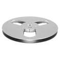 thumbnail image 1 of 1/4 7 Inch Empty Tape Reel,3 Holes Aluminum Alloy Opening Empty Reel for Eeel to Reel Tape Machines, for 1/4 Inch Tape 7 Inch Diameter Open Reel Machine, 1 of 8