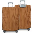 thumbnail image 2 of Stretch Luggage Cover XL(29-32in)– Elastic Travel Suitcase Protector with Handle Openings & Bottom Closure, Washable Polyester Spandex Suitcases Cover, Wood Grain Print, 2 of 5