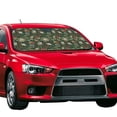 thumbnail image 2 of Kdxio Red Leaves Print Front Windshield Sun Shade,Folding Auto Sunshade for Car Truck SUV-, 2 of 7