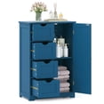 thumbnail image 2 of DRAZUNO Wooden 4 Drawer Free Standing Bathroom Floor Cabinet Storage Cupboard Adjustable, 2 of 8