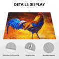 thumbnail image 3 of Fotbe Colorful Rooster Alfombrilla de Secado para Cocina con Estampado, 18x24 Pulgadas, 3 of 7