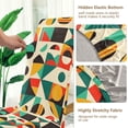 thumbnail image 5 of Yayeee 4 Pack Dining Chair Covers Stretch Parson Chairs Slipcovers Seat Protector, Beige Geometric, 5 of 6
