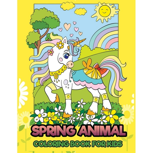 Coloring pages spring animals