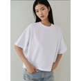 thumbnail image 2 of Oversized Crew Neck Cotton T-Shirt, 2 of 5