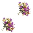 thumbnail image 1 of Matsuzay 2 flores de cementerio multicolor decoración de flores artificiales, 1 of 6