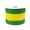 Green/Yellow, variant on Stripe Sport Theme Ribbon Wired Edge, 2-1/2-inch, 10-yard, Navy/Orange