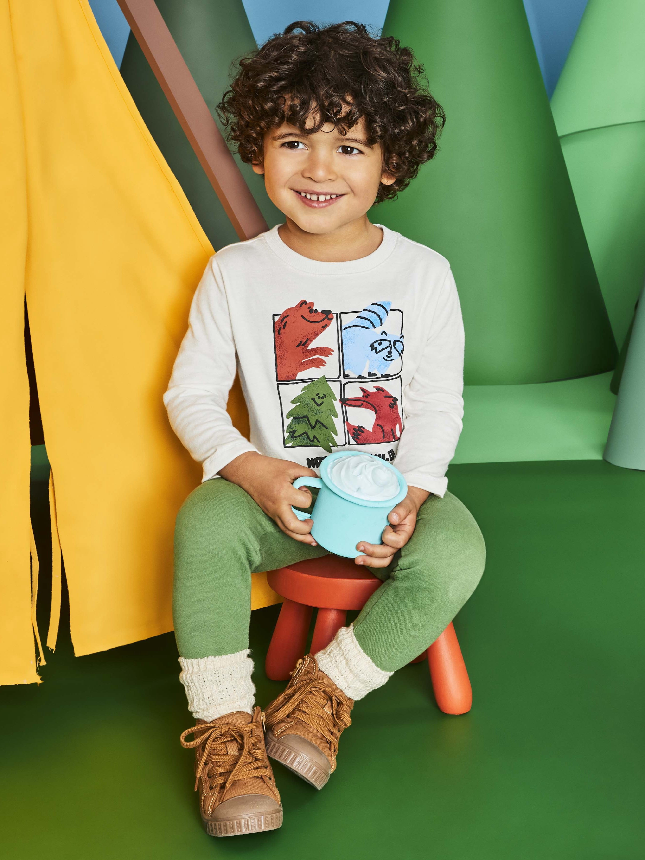 Garanimals Toddler Boy Mix and Match 6-Piece Outfits Kid-Pack, Sizes 18M-5T