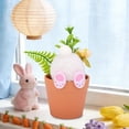 thumbnail image 1 of Todaioua Artificial Potted Plant with Plush Rabbits Miniature Flower Pot Decorative Ornament for Spring Easter Festival Tabletop Shelf Display Fairy Garden Centerpiece Home Decor, 1 of 7