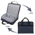 thumbnail image 3 of Raindrops Briefcase with Lock Blue 1Set Portable Design for Men and Women Travel, 3 of 6