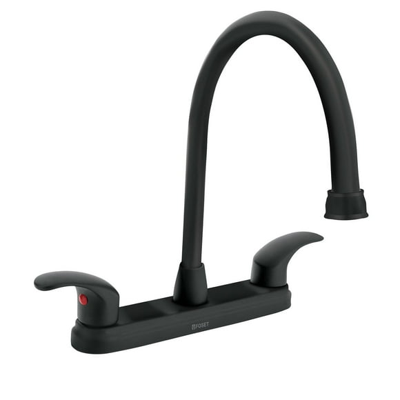 Mezcladora para fregadero Foset Manerales palanca negro 45625