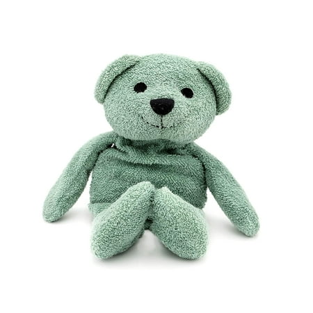 Thermal-Aid Zoo — Hunter The Green Bear — Kids Hot and Cold Pain Relief Heating Pad Microwavable Stuffed Animal and Cooling Pad — Easy Wash, Natural Sleep Aid — Pregnancy Must-Haves for Baby