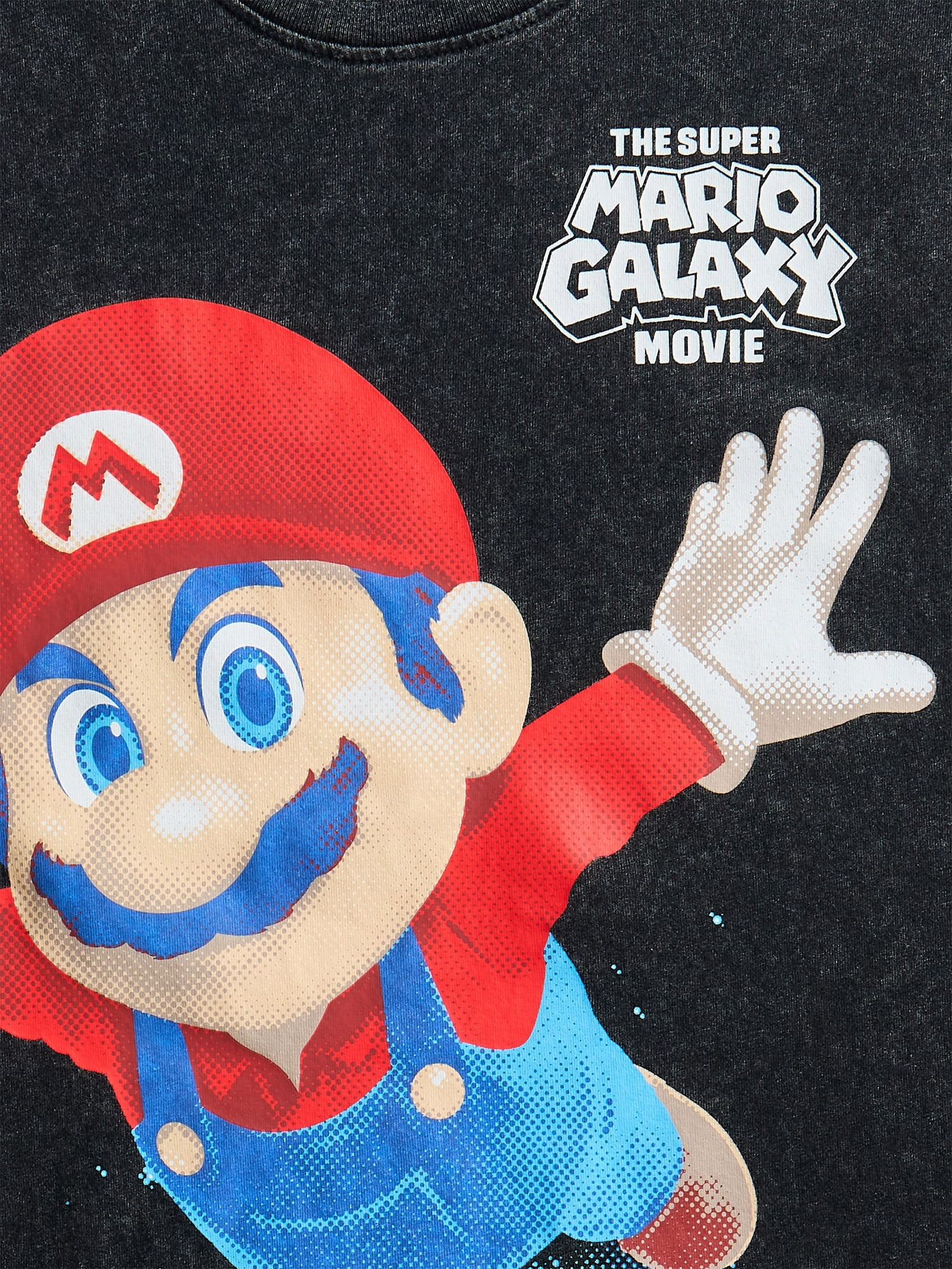 Super Mario Galaxy Movie Boys Mineral Wash Graphic Muscle Tank Top, Sizes 4-18