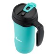 thumbnail image 2 of Bubba Hero Stainless Steel Mug with Handle Rubberized in Teal, 18 fl oz., 2 of 3