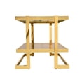 thumbnail image 2 of Sagebrook Home Stainless Steel & Glass Accent Table, 2 of 6