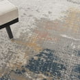 thumbnail image 4 of Nourison Rustic Textures Vintage Indoor Area Rug Grey/Blue 5'3" x round, 4 of 10