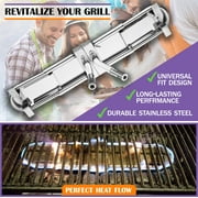 Brinkmann Grill Parts Pro Adjustable Universal Replacement BBQ Grill Oblong Tube Burner