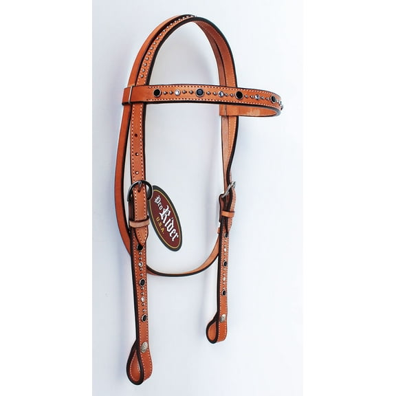 Show Tack Bridle Western Leather Rodeo Headstall  85118H