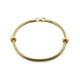 thumbnail image 1 of Pulsera Pulso Base Casa del Anillo 17 cm Oro Sólido 14K amarillo 2.5 mm 5.6 gr, 1 of 3