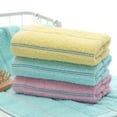 thumbnail image 4 of Toalla de algodón absorbente suave y espesada para el hogar con productos para el suelo con rayas de arcoíris en gramos, 4 of 6