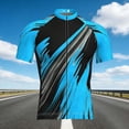 thumbnail image 4 of Yaoyar Men's Cycling Bike Jersey Short Sleeve with 3 Rear Pockets- Moisture Wicking, Breathable, Quick Dry Biking Shirt, 4 of 4