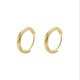 thumbnail image 3 of bingo s925 Pendientes De Aro De Plata Simple De Moda Pequeña, 3 of 3