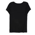 thumbnail image 2 of bar III Womens Ribbed Basic T-Shirt, Black, XX-Large, 2 of 2