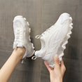 thumbnail image 1 of Zapatos para papá, moda para mujer, novedad de verano 2021, suela gruesa transparente, malla transpirable aumentada, cómodos zapatos deportivos informales 39 Gao Jinjia LED, 1 of 2