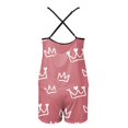 thumbnail image 2 of Gibobby Pijamas mujer calientitas Conjunto de pijamas para mujer, pijamas de talla grande para mujer, pijamas informales, pantalones cortos con tirantes para mujer(Rosa caliente,CH), 2 of 5