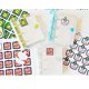 thumbnail image 4 of Juego de abanicos de papel para colgar en fiestas, decoración de guirnaldas de papel con patrón redondo para cumpleaños, bodas, eventos de graduación, accesorios, juego de 6 Ormromra HMJM126-4, 4 of 5