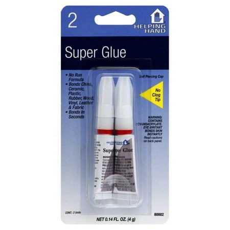 Helping Hands 80002 . 07 Oz Super Glue 2 Count Pack Of (Best Way To Get Super Glue Off Your Hands)