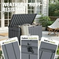 thumbnail image 6 of Homall 82 Gallon Outdoor Storage in Resin Deck Box Lockable Deck Box, Gray, 6 of 7