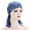 Navy, variant on Baqcunre Headbands for Women, Women's Casual Turban Hat Floral Cap Cap Printed Muslim Headwear Head Baseball Caps, Bandanas for Women, Bandanas for Men