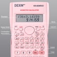 thumbnail image 4 of 3pcs Calculadora Científica 82MS Estadísticas (Rosa), 4 of 4