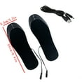 thumbnail image 3 of Fiudx Plantillas Calefactables, Calentadores de Pies Recargables Por Usb, Almohadillas Cómodas con Forro de Fibra de Carbono, Diseño Recortable para Un Ajuste Perfecto, Ideal para Deportes de Inviern, 3 of 4