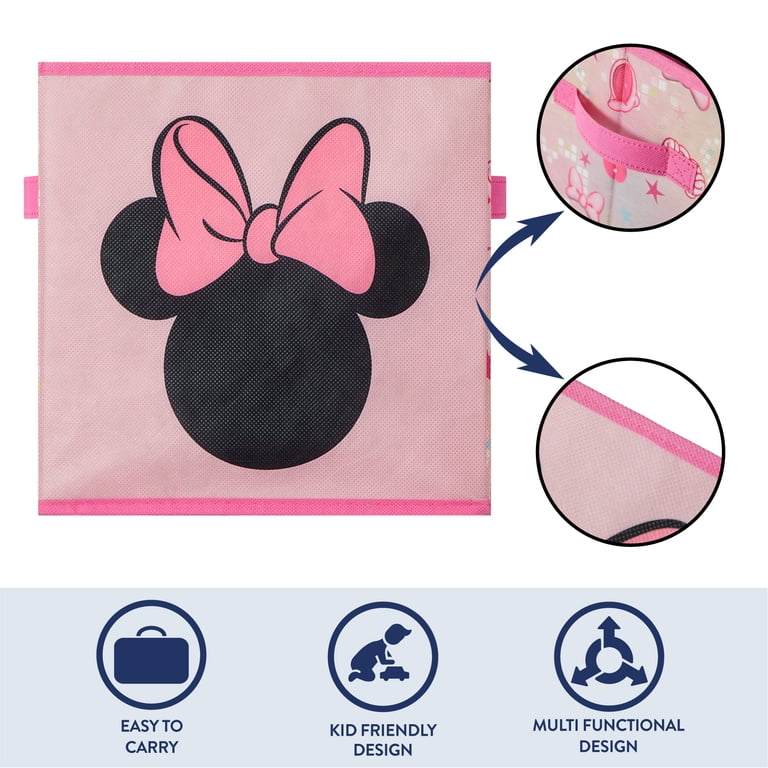 Disney Minnie Mouse 2-Pack Storage Cubes, 10" x 10" photo 3