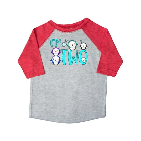 

Inktastic I m 2 Cute Penguin Birthday Party Gift Toddler Boy or Toddler Girl T-Shirt