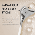 thumbnail image 4 of 2-In-1 Gua Sha Sticks, Facial Skin Care Tools for Women Face and Eyes Massage, Stainless Steel Esthetician Supplies, 4 of 9