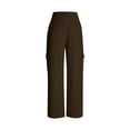 thumbnail image 2 of TaTaai Women's Loose Fit Lounge Trousers Wide Leg Design with Elastic Waist and Two Side Pockets Solid Color Casual Pants for Comfortable Daily Wear Gift, 2 of 9