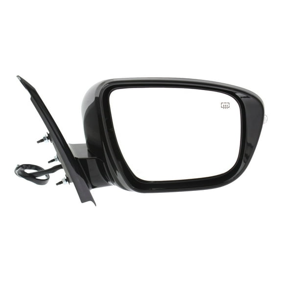 MIRROR Compatible For 2017 Nissan Pathfinder Right Passenger Heated Power Glass In-housing Signal Light Paintable