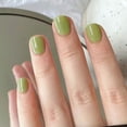 thumbnail image 5 of for Salon for DIY French Round Solid Color Nail Tips Fake Nails False Nails Short CF040, 5 of 8