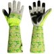 thumbnail image 1 of Guantes de jardinería para mujeres/hombres - Guantes de trabajo de piel de cabra largos y resistentes, guantes con protección de antebrazo para jardinería, plantas, flores - Verde LingWen 8390605458804, 1 of 1