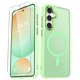 thumbnail image 1 of Funda de teléfono YENAPOON para Samsung Galaxy S24 FE verde menta, 1 of 7