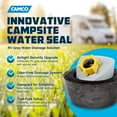 thumbnail image 3 of Camco Easy Slip Gray Water Seal Sewer Fitting - Provides a Odor and Leak Proof Seal When Draining RV Camper Gray Water (39322) , Grey, 3 of 9